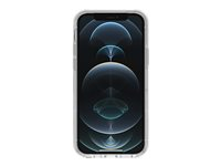 OtterBox Symmetry Series+ - Coque de protection pour téléphone portable - avec MagSafe - polycarbonate, caoutchouc synthétique - clair - pour Apple iPhone 12 Pro 77-83342